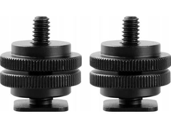 SmallRig 1631, Shoe-monteringsadapter, Sort, Aluminium, 1/4, 3/8", China, 130 mm