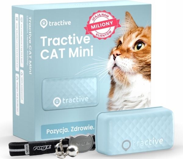 Tractive TRCAT5MT, Mynte, Android, iOS, 55 mm, 17 mm, 28 mm, 25 g