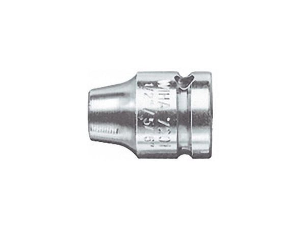 Wiha 7201, Connector, Grå, 2 hoder, 1/2", Imperisk, 1/4"