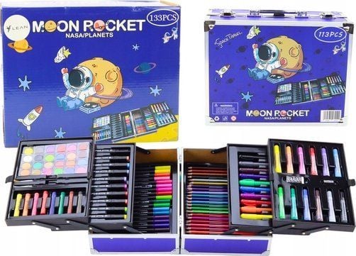LeanToys kunstnerisk sett i sammenleggbar koffert Kosmos 133 el