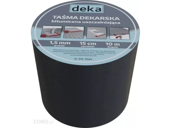 Dekk TAÅ?MA tettemiddel dekkstripe alubutyl 15 cm x 10 m (brun)