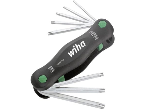 Wiha 363TRP8 vinkelskrujernsett TORX BO, stor 8 deler
