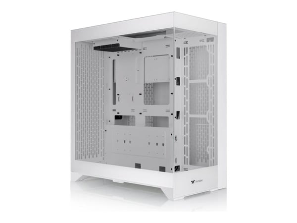 Thermaltake CTE E600 MX Snow - Mid tower - utökad ATX - genomskinlig sidopanel (härdat glas) - ingen strömförsörjning (PS/2) - snö, vit - USB/ljud