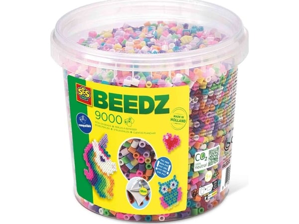 SES Creative Beedz 06322, Perler, 9000 stykker, Plast, Barn, Gutt/Jente, 400 mm