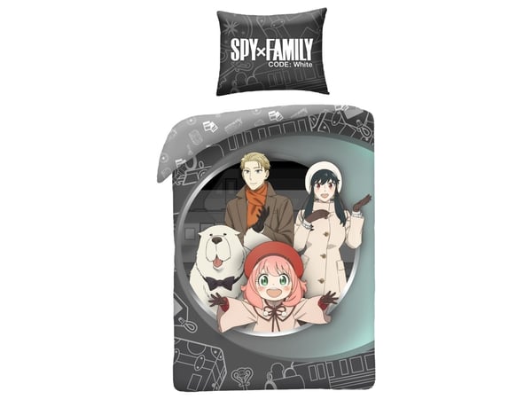 Spy X Family Sengetøj 140 x 200 cm - 100 procent bomuld