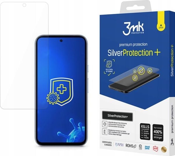 Antibakteriell beskyttelsesfilm 3mk SilverProtection+ for Google Pixel 8A 5G