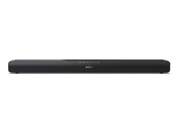 Sharp HT-SB100 - Lydplanke - trådløs - Bluetooth 5.1 - skinnende svart (grillfarge - svartblank finish)