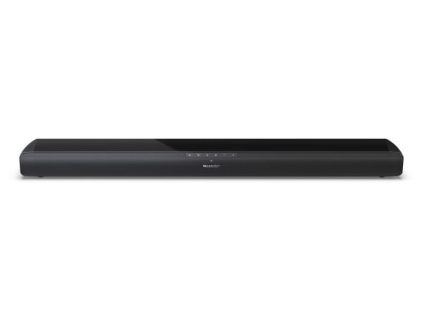 Sharp HT-SB100 - Lydplanke - trådløs - Bluetooth 5.1 - skinnende svart (grillfarge - svartblank finish)
