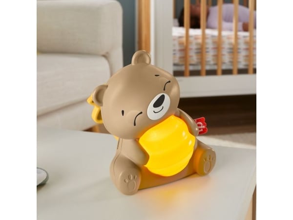 Fisher-Price Beary rauhoittava äänilaite, poika/tyttö, soittoääni, paristo, paristo