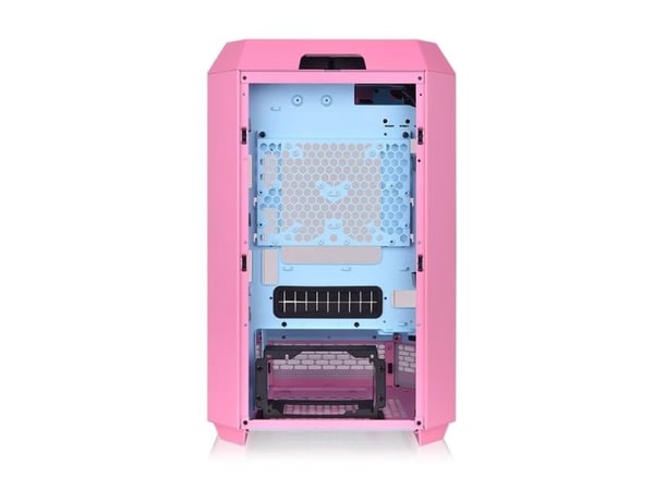 Thermaltake The Tower 300 - Mikrotårn - mini ITX / micro ATX - sidepanel med vindu (herdet glass) - ingen strømforsyning (PS/2) - boblerosa - USB/lyd