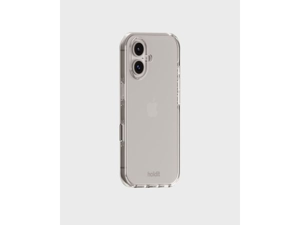 HoldIt Seethru, Suojus, Apple, iPhone 16, 15,5 cm (6.1"), Valkoinen
