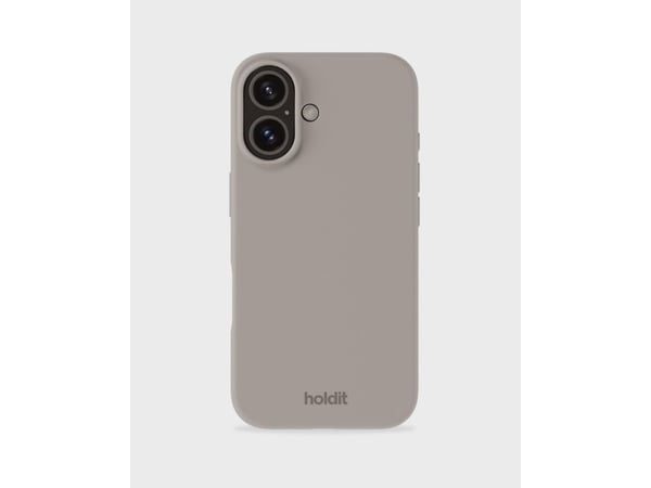 HoldIt Silicone, Etui, Apple, iPhone 16, 15,5 cm (6.1"), Taupe / brun