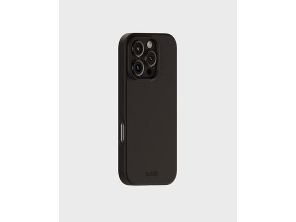 HoldIt Silicone, Suojus, Apple, iPhone 16 Pro, 16 cm (6.3"), musta