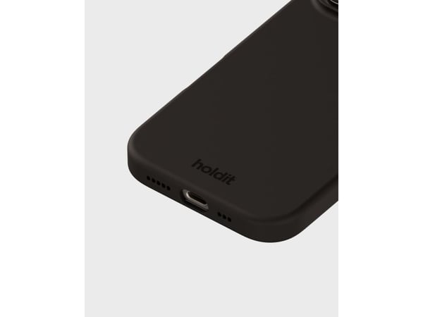 HoldIt Silicone, Suojus, Apple, iPhone 16 Pro, 16 cm (6.3"), musta