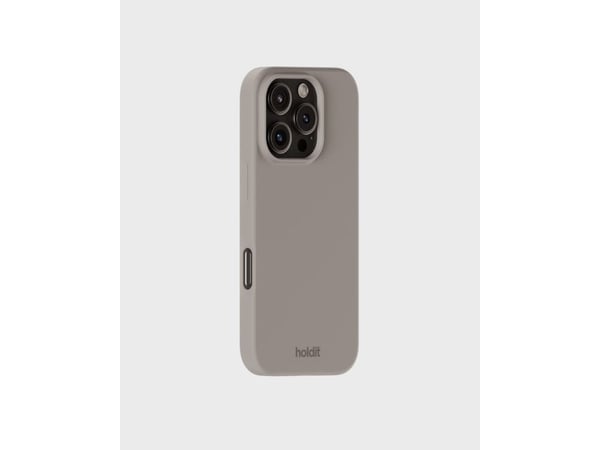 HoldIt Silicone, Etui, Apple, iPhone 16 Pro, 16 cm (6.3"), Taupe / brun