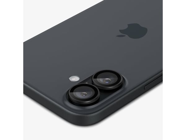 Spigen Optik Pro EZ Fit, Approach (brand), iPhone 16 Plus, Støvresistent, Ripebestandig, Gjennomsiktig, 2 stykker