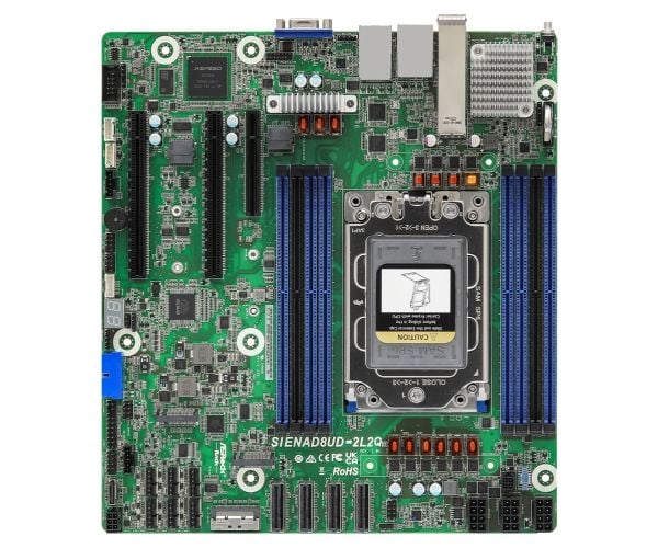 ASRock Rack - Moderkort - USB 3.2 Gen 1 - inbyggda grafiken