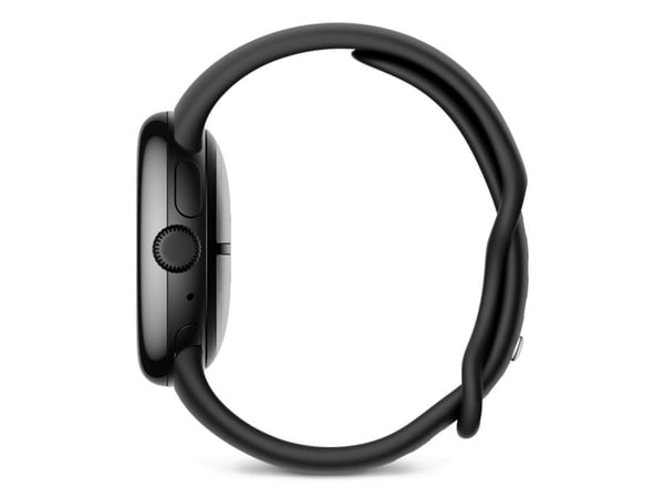 Google Pixel Watch 3 - 41 mm - mattsvart aluminium - smartklokke med aktivt bånd - fluorelastomer - obsidian - båndbredde: L - 32 GB - Bluetooth, W...
