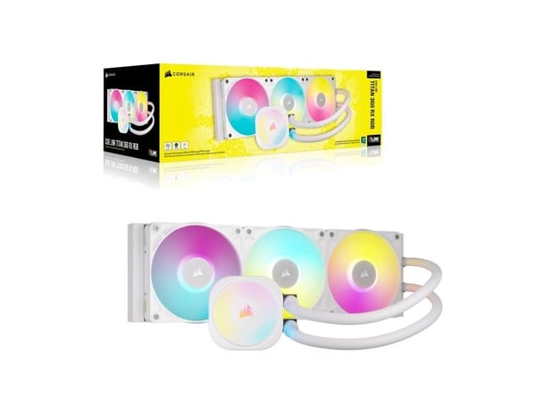 CPC Corsair AIO iCUE LINK TITAN RX RGB 360 valkoinen