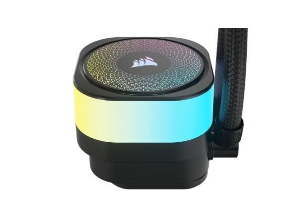 Corsair iCUE LINK TITAN RX RGB, All-in-one-nesteenjäähdytin, 14 cm, 300 RPM, 1700 RPM, musta