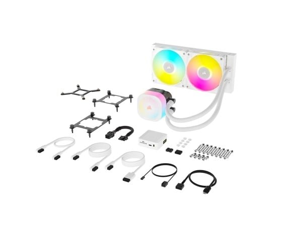 CPC Corsair AIO iCUE LINK TITAN RX RGB 240 valkoinen