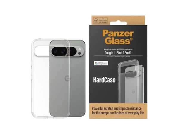 PanzerGlass ® HardCase Transparent Google Pixel 9 Pro XL, Suojus, Google, Google - Pixel 9 Pro XL, Läpinäkyvä