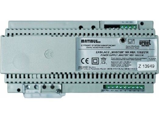 Miwi Urmet Master system intercom strømforsyning for MATIBUS-SE 1052/31R (TUR-105231R)