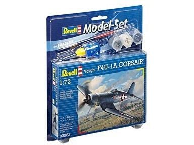 Revell Vought F4U-1D Corsair, modellfly, monteringssett, 1:72, Vought F4U Corsair, plast, Light Practice