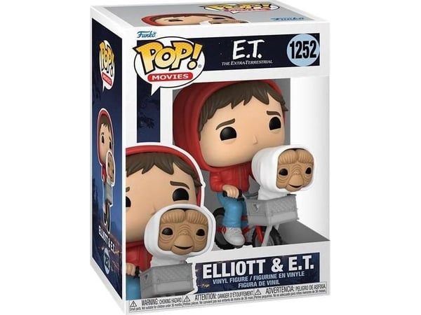 FUNKO POP! Vinylfigur: E.T. - Elliot med E.T.