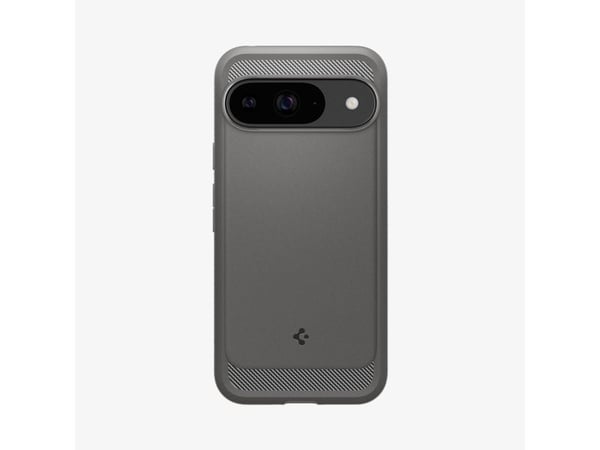 Spigen Rugged Armor - Baksidedeksel for mobiltelefon - termoplast-polyuretan (TPU) - marmorgrå - for Google Pixel 9, 9 Pro