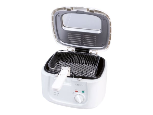 Clatronic FR 3771 - Dypsteker - 2.5 liter - 1.8 kW - hvit