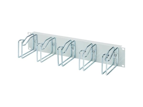 Rittal 7257.100, Kabelbrettpanel, grå, stål, 2U, 48,3 cm (19"), 482,6 mm