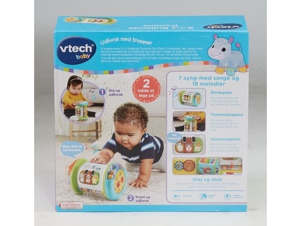 Vtech 2-i-1 Rolling Explorer-trumma DK
