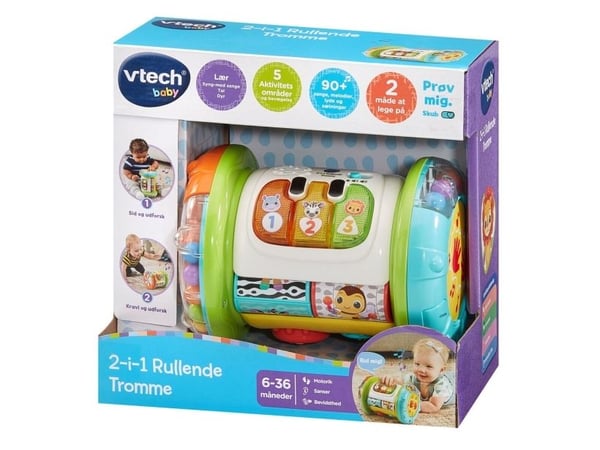 VTech Rolling Explorer leksakstrumma 2-i-1, DK