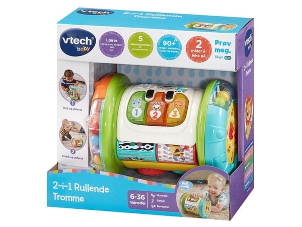 Vtech 2-i-1 Rolling Explorer Drum NO