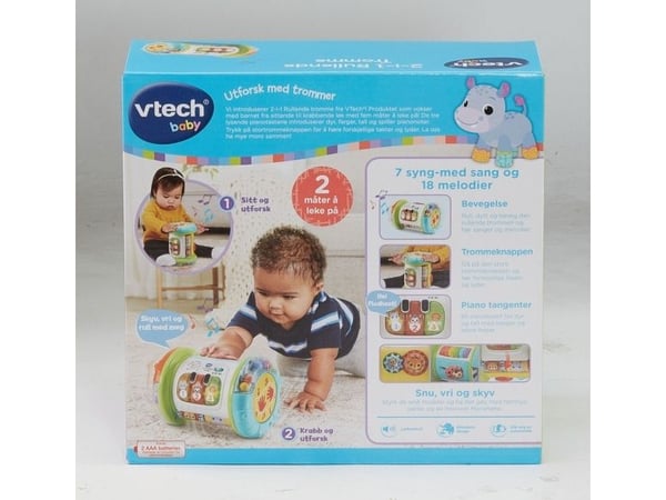 Vtech 2-i-1 Rolling Explorer Drum NO
