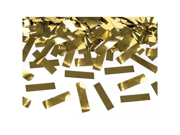 Party Deco Confetti ampumaputki, kultaiset raidat, 60 cm universaali