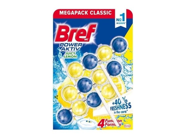 Bref WC-hängare Active Lemon 3x50g universell