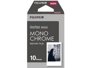 Fujifilm Instax Mini Monochrome - Svartvit film för snabbframkallning - instax mini - ISO 800 - 10 exponeringar