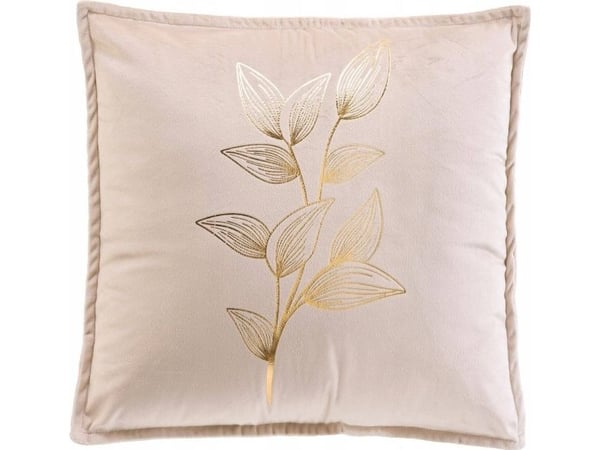 Douceur d`Interieur Dekorativ pute i fløyelsstoff, GLAMA, 45 x 45 cm