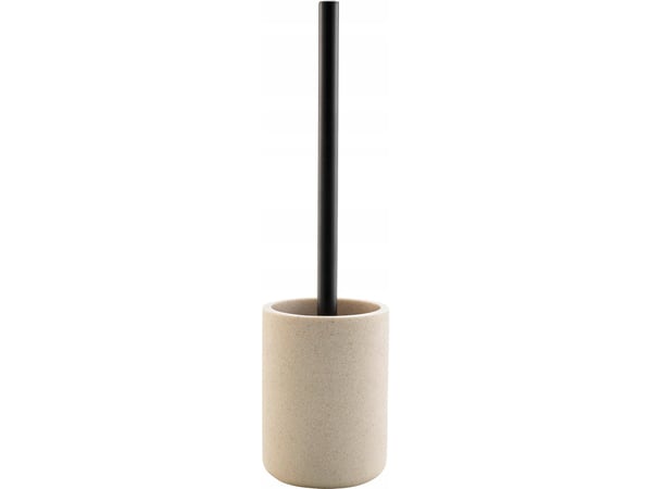 Douceur d`Interieur Toalettbørste med sort håndtak, 10 x 40 cm, SAND