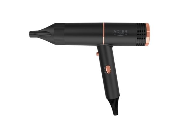 Adler hårføner | AD 2278 | 1400W | Antall temperaturinnstillinger 2 | Ionisk funksjon | Svart