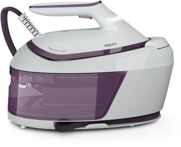 Philips PerfectCare 6000 Series PSG6020 - Dampstrykejern med automatisk slukking - såleplate: SteamGlide Plus - 2400 W