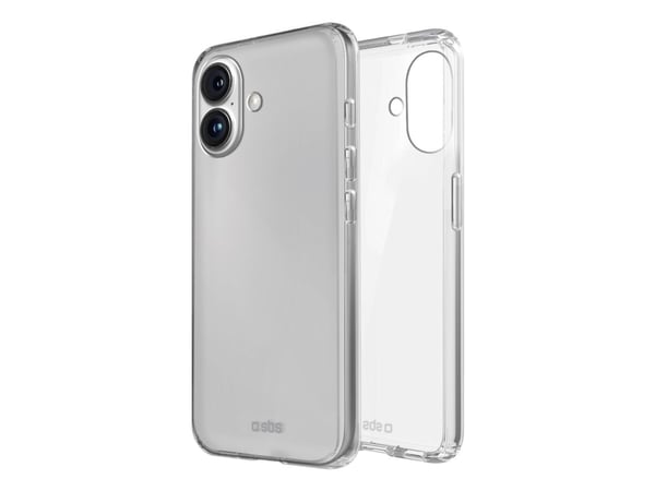 SBS TESKINIP1667T, Etui, Apple, iPhone 16 Plus, 17 cm (6.7"), Gjennomsiktig
