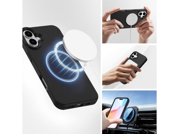 4smarts 541186, Suojus, Apple, iPhone 16, 15,5 cm (6.1"), musta