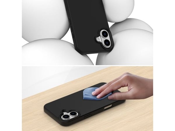 4smarts 541186, Suojus, Apple, iPhone 16, 15,5 cm (6.1"), musta