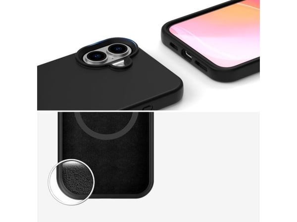 4smarts 541186, Suojus, Apple, iPhone 16, 15,5 cm (6.1"), musta