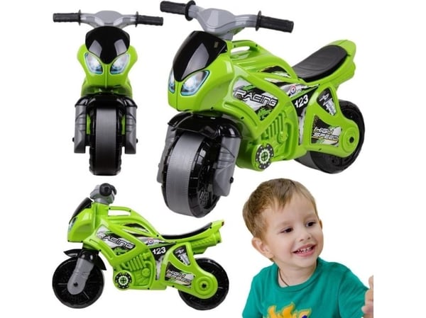Løpesykkel Technok Motocykel sparkesykkel balans lett konstruksjon