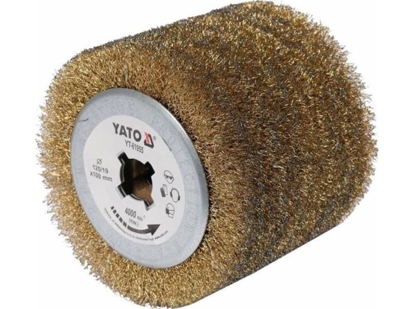 Yato ståltrådsbørste 120x100x19 mm