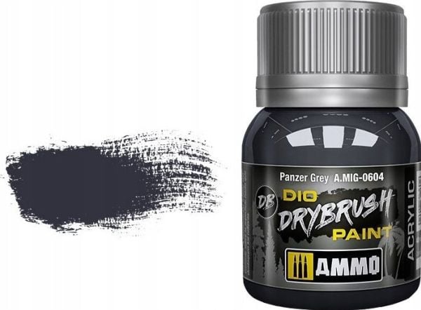 Vallejo Ammo DIO Drybrush – Panzer Grey